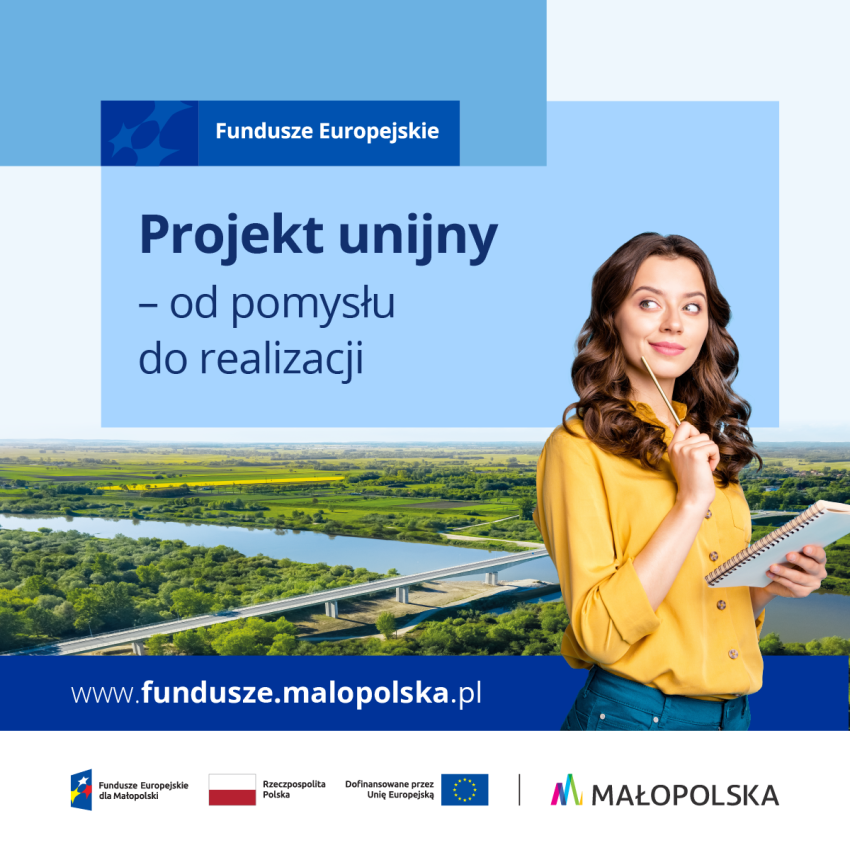 Okładka publikacji zawiera tekst Projekt unijny - od pomysłu do realizacji.
