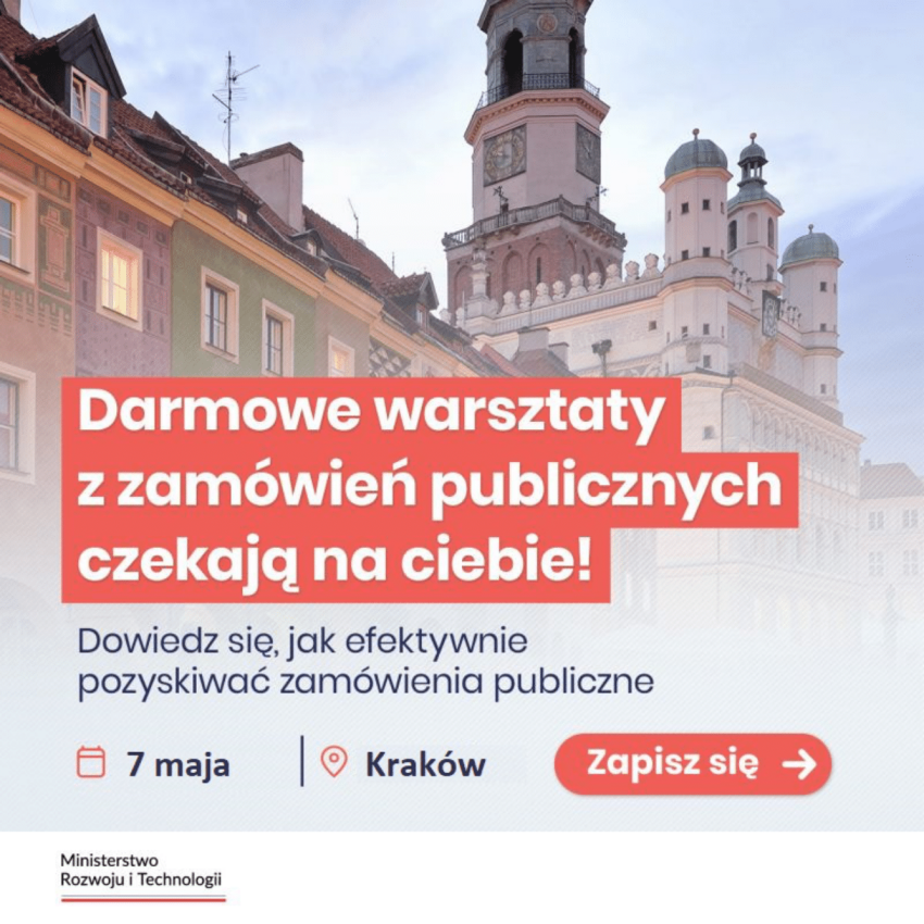 Plakat z informacją o wydarzeniu.