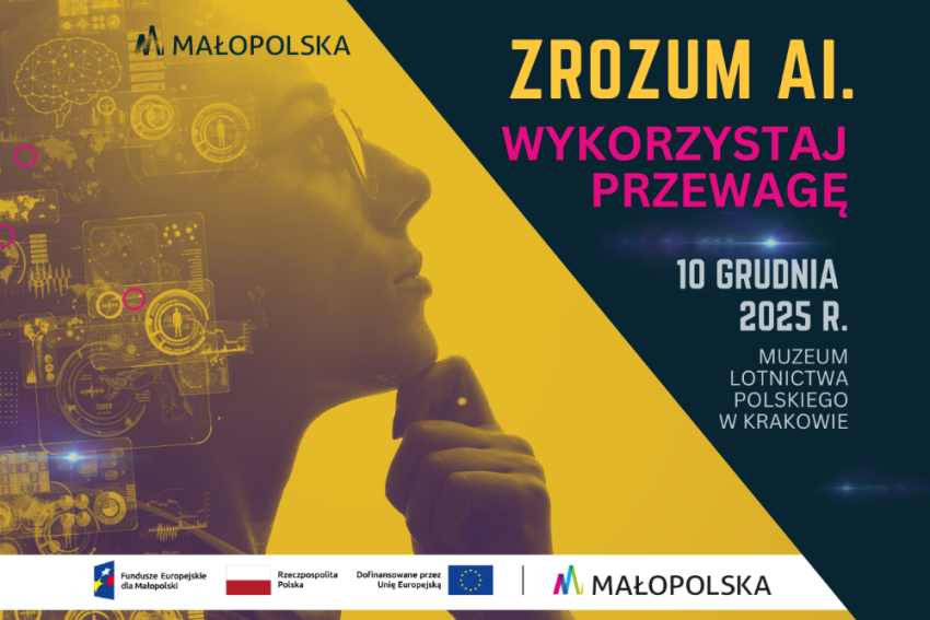 Plakat z informacją o wydarzeniu.