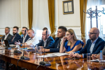 Spotkanie w sali konferencyjnej.
