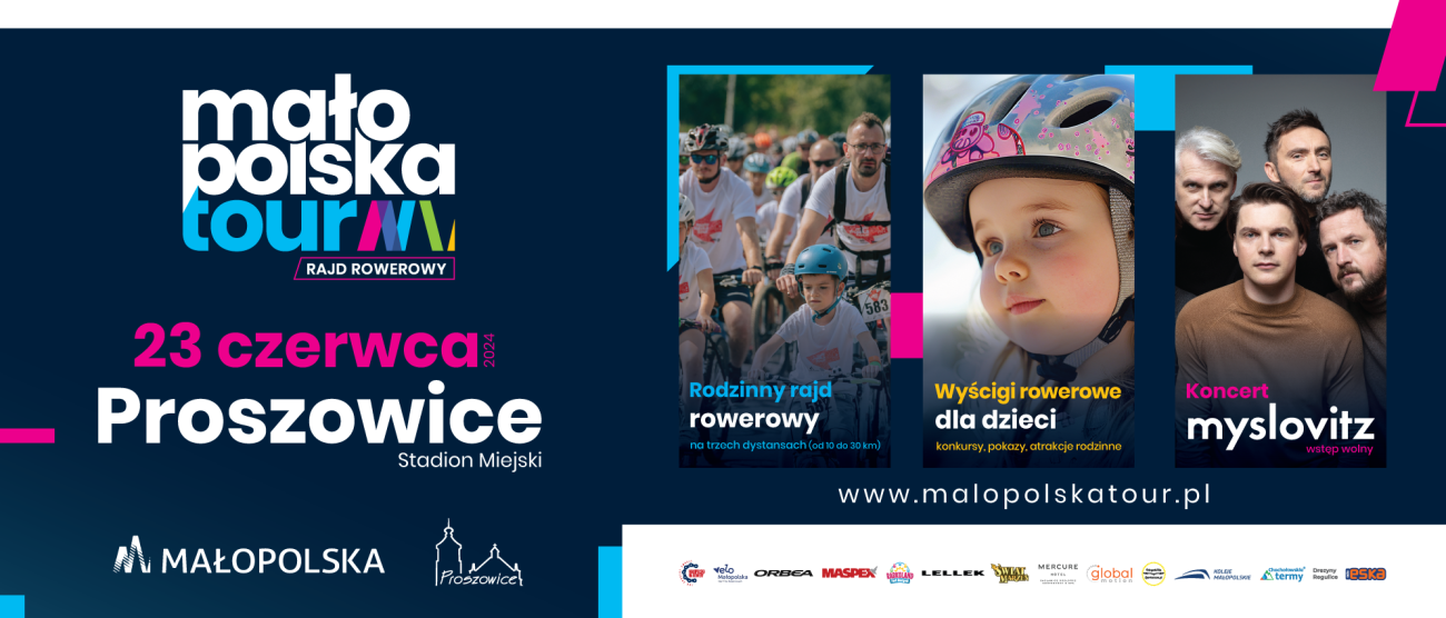 Plakat wydarzenia Małopolska Tour 2024